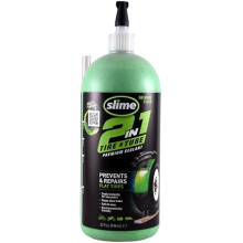 Slime 10194-51 2-in-1 Tyre & Tube Sealant Puncture Repair Sealant, Premium, Prevent and Repair, suitable for all off-highway Tyres and Tubes, Non-Tox