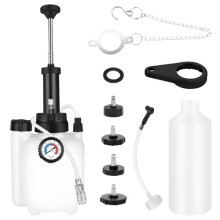 ASUNCELL 3L + 1L Car Brake Bleeder, Manual Brake Fuid Pressure Bleeder Bottle,Professional One Man Car Brake Bleeding Kit for Most European Models an