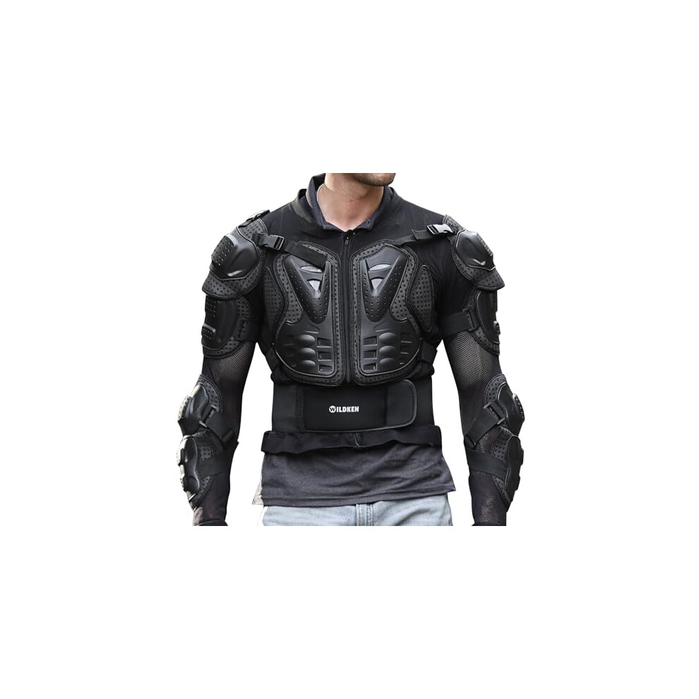 Wildken Motorbike Protective Armour Chest Back Spine Armor Protector Motorcross Armoured Jacket Clothing For Motorcycle,Mtb,Dirt Bike 756910967673