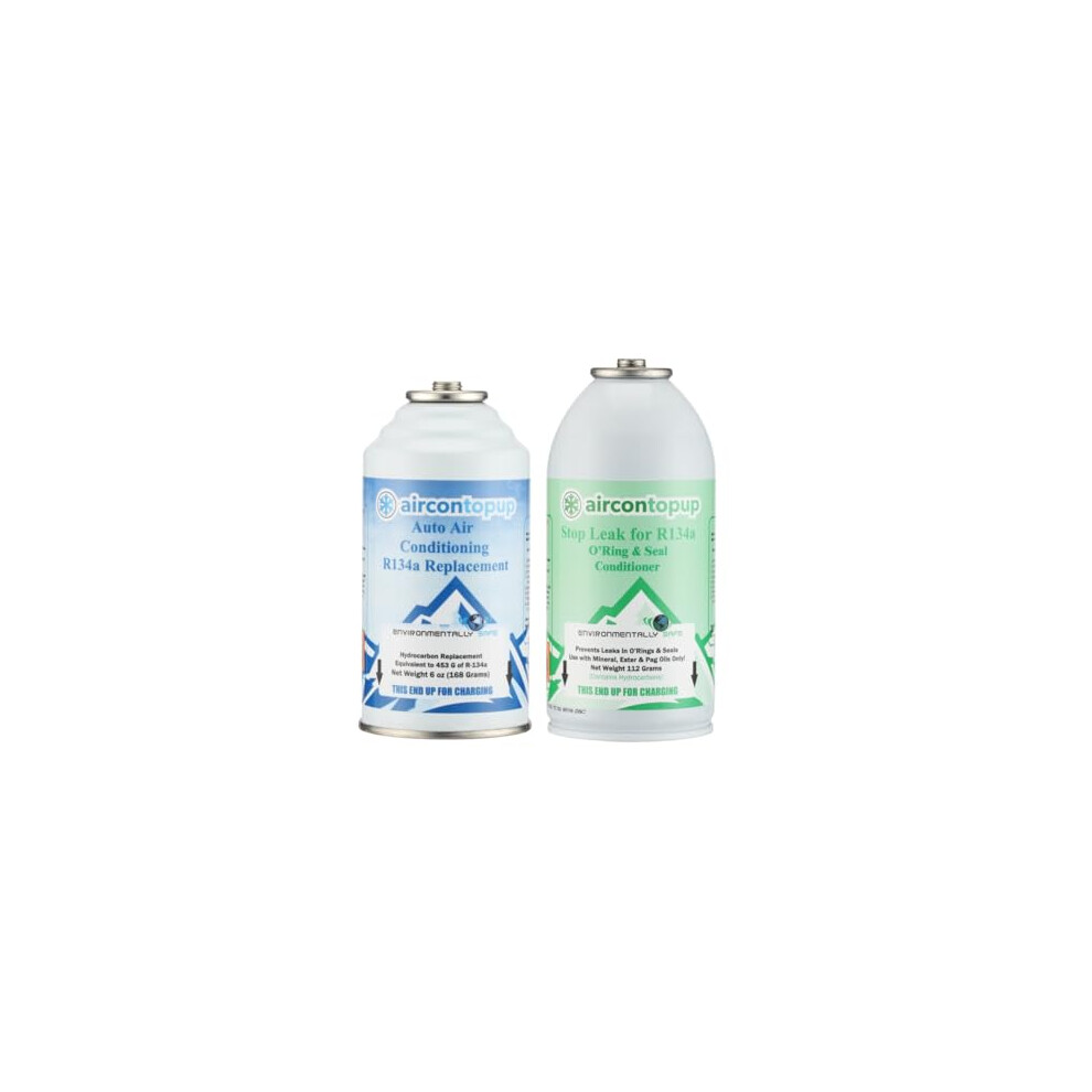 Aircon Top Up + Leak Blue/Green 5060905110155