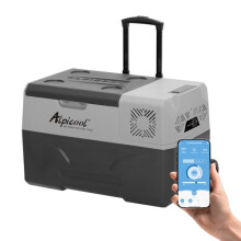 Alpicool CX30 30L Compressor Car Refrigerator, Portable Camping Fridge DC 12v Freezer for Truck, Campervan, RV, Boat, -20 to 20, with Telescopic Ha