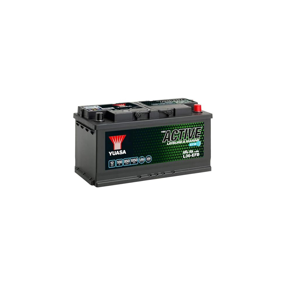 Yuasa L36-Efb 12V 100Ah 850A Efb Leisure Battery 5050694037443