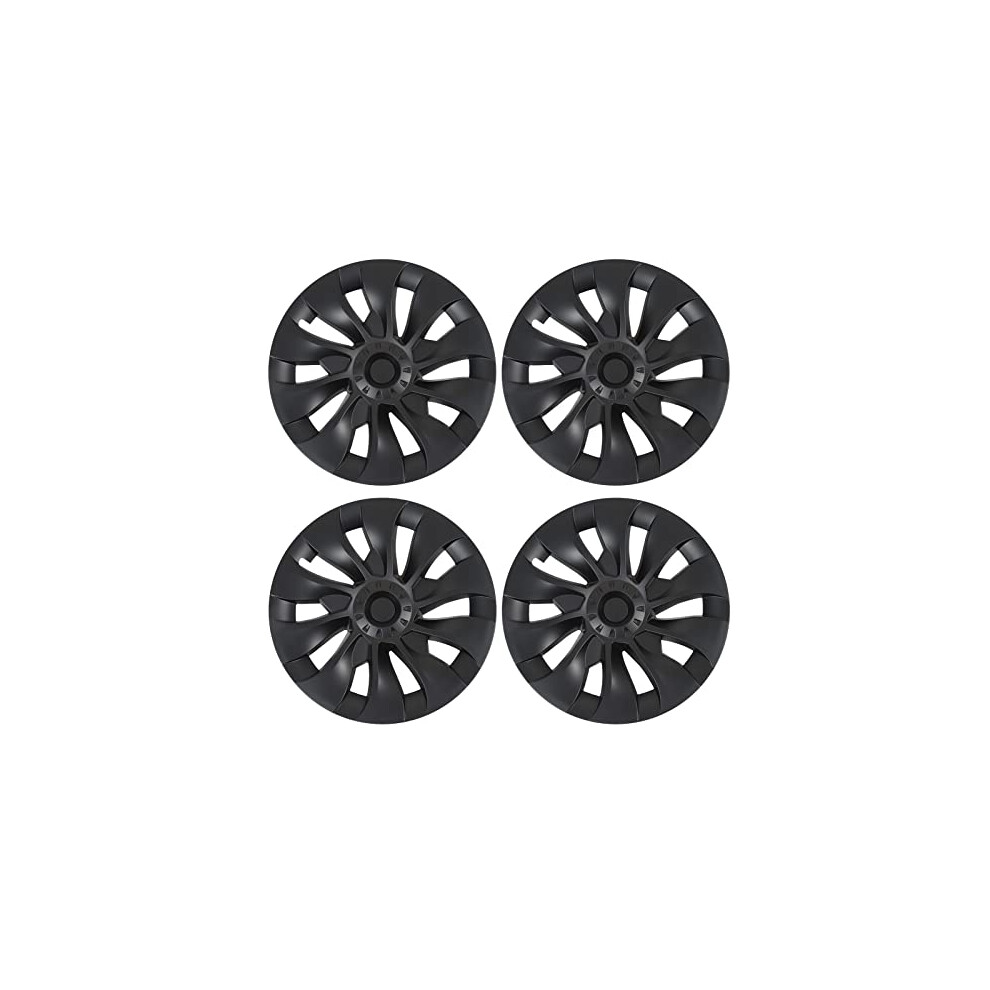 For Tesla Wheel 18 Inch Hub Cap Hubcap 18In Wheel Caps Protector Cover For Tesla 2017 To 2023 Wheel Cover Hub Caps Rims Cover Matte Cool Sporty Black 5447810346143
