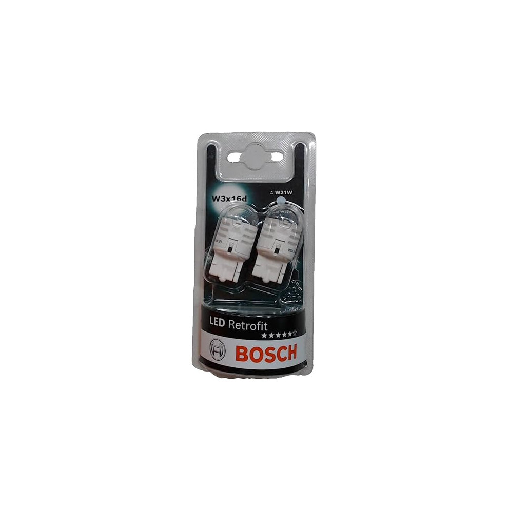 Bosch -W21w (- 582) Led Retrofit Car Bulbs - 12 V 2,5 W W3x16d - 2 Bulbs Light 4047026353457