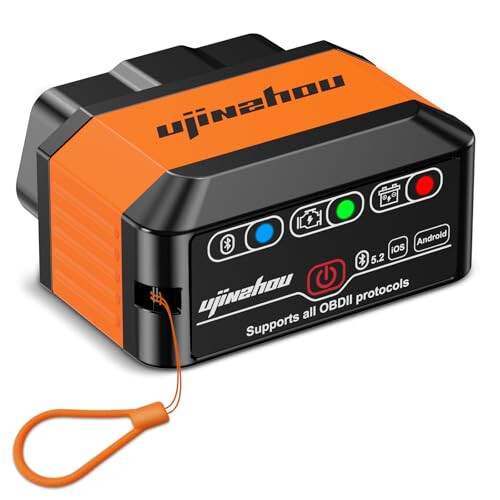 Obd2 Code Reader Obd Scanner: Wireless Bluetooth 5.2 Car Diagnostic Scanner Tool - Engine Fault Code Reader for iOS Android Windows - Car Code Reader