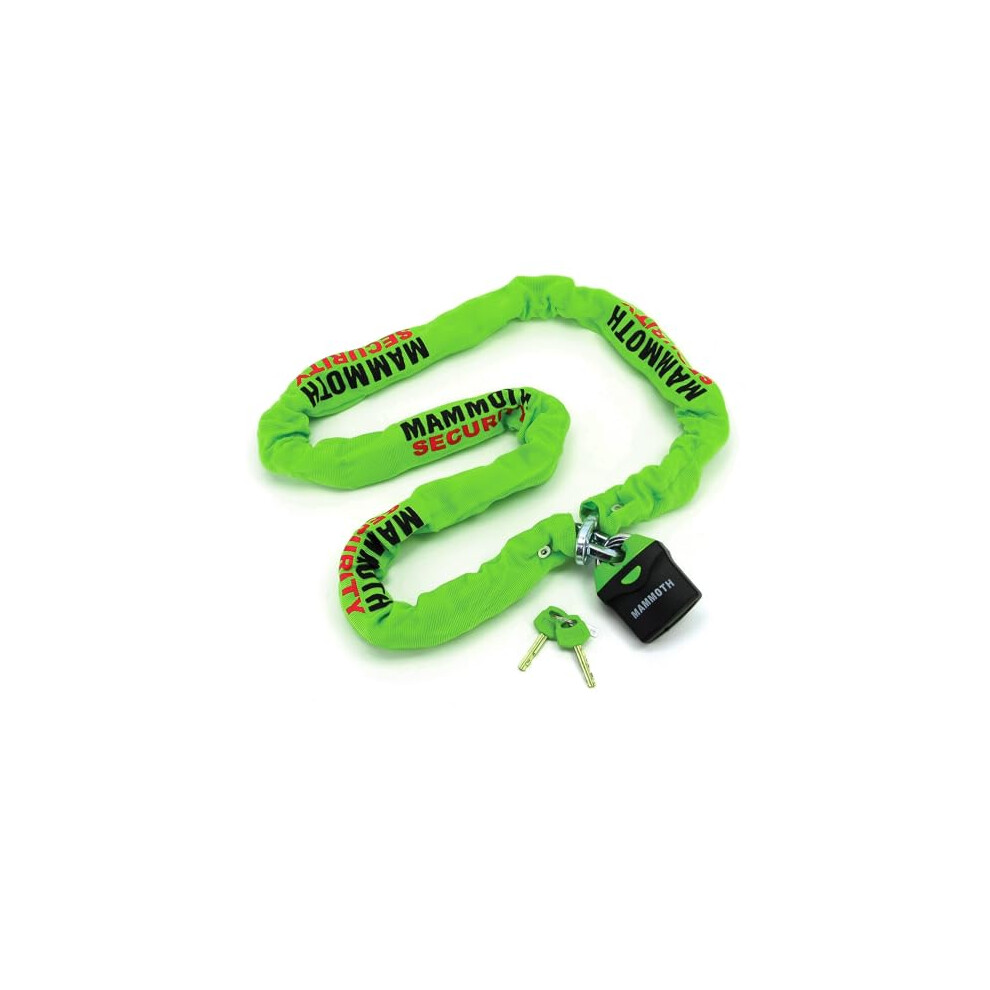 Mammoth 1.8M Security Lock And 10Mm Square Link Chain (Hardened Steel) 5034862352408