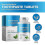 Toothpaste Tablets Solid Toothpaste Natural Fresh Breath Travel-friendly Lemon Mint Flavour Hydroxylapatite Toothpaste Tablets, Chewable Toothbrush Ta 4