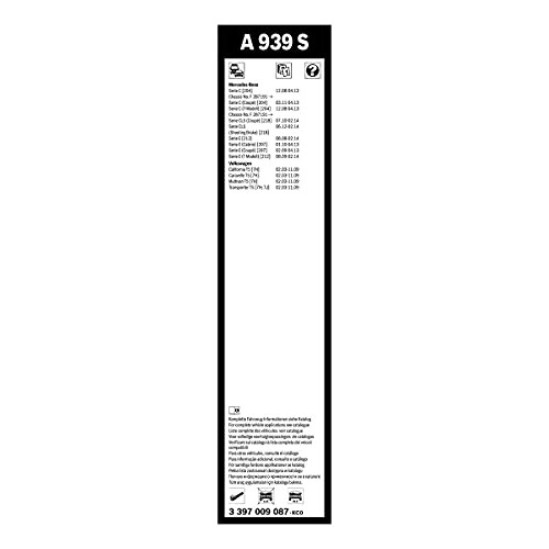 Bosch Bosch A939S Wiper Blades Set 2