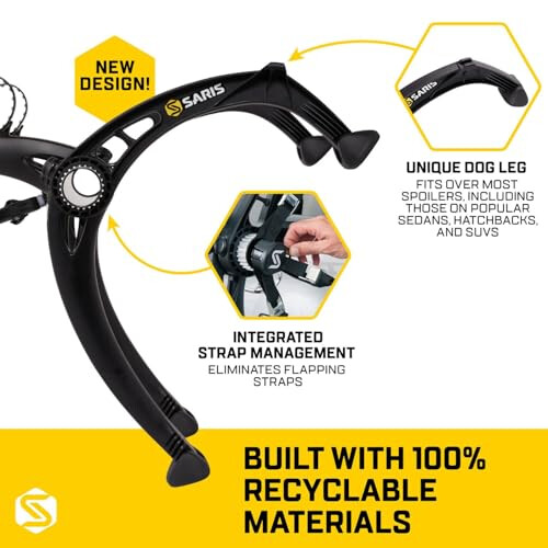 Saris: BONES EX 3 BIKE BLACK - Black 2