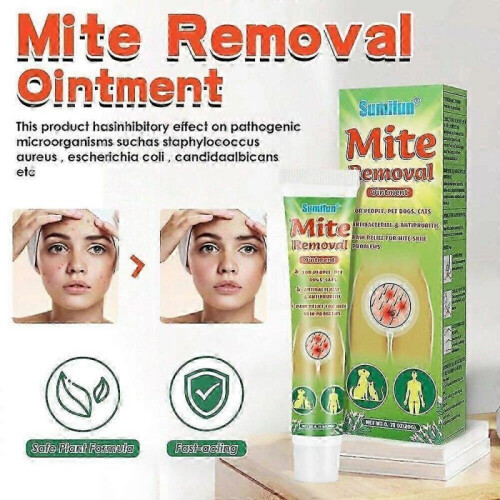 2pcs Mite Removal Cream Anti-itching Antibacterial for Pets,people 1