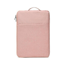 (pink, 16 inches) Waterproof Ultra-light Laptop & Tablet Storage Bag With Wear-resistant Ipad Cover