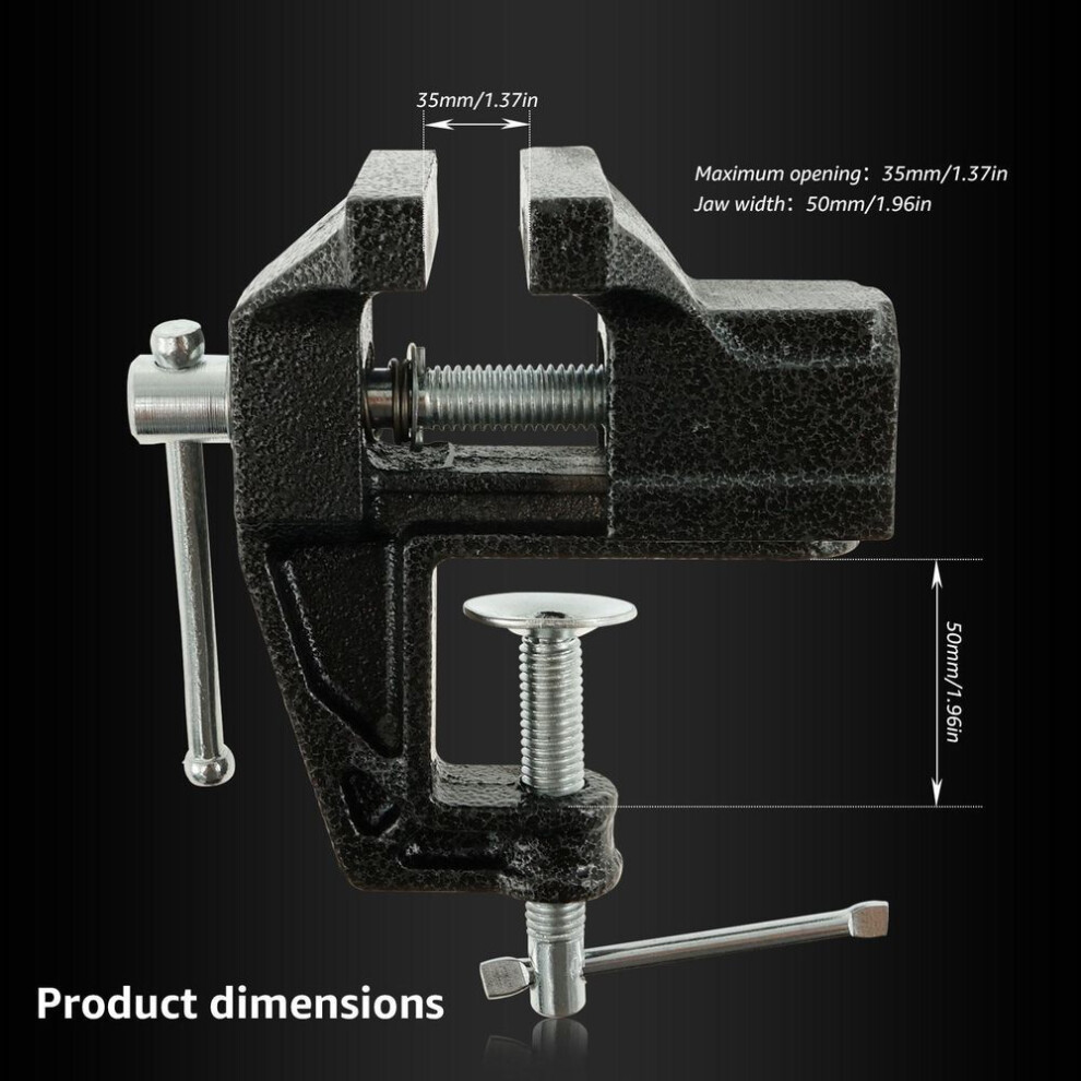 Table Vise Universal Home Vise Portable Bench Clamp Bench Clamps Fixed Tool For Woodworking Metalworking Cutting Drilling Sawing