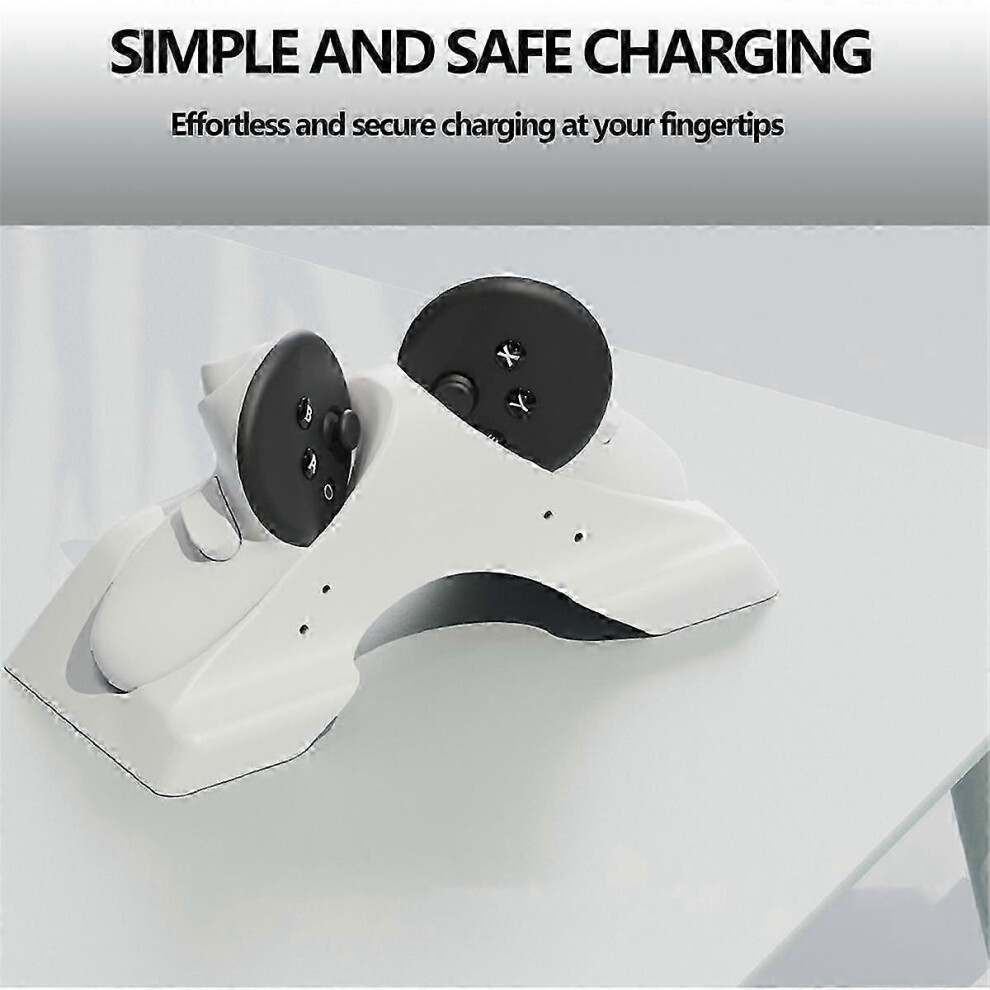Kikidex (As Show, One Size) Compatible With Meta Quest 3/Quest 3S Controller Charging Cradle,Vr Accessories