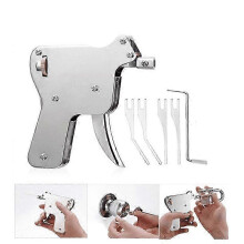 (As show, One size) Lock Bump Door Opener Repair Tool Kit Key Stainless Steel