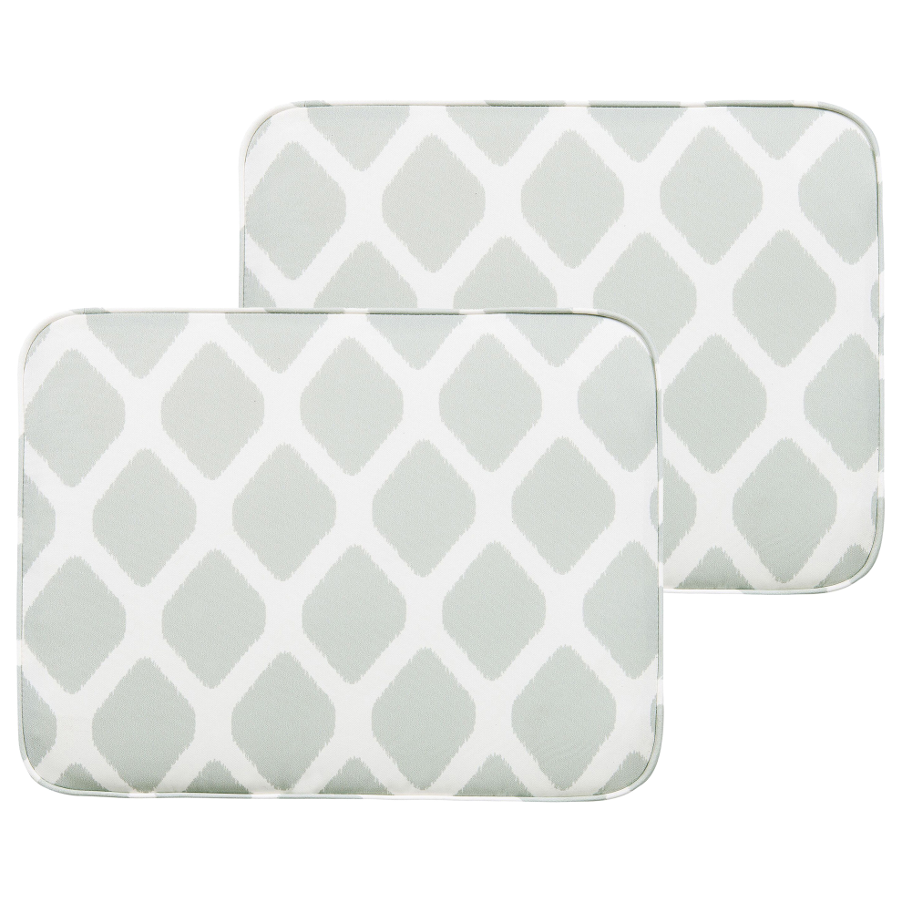 Set of 2 Garden Chair Cushions FIJI 29 x 38 cm Mint Green