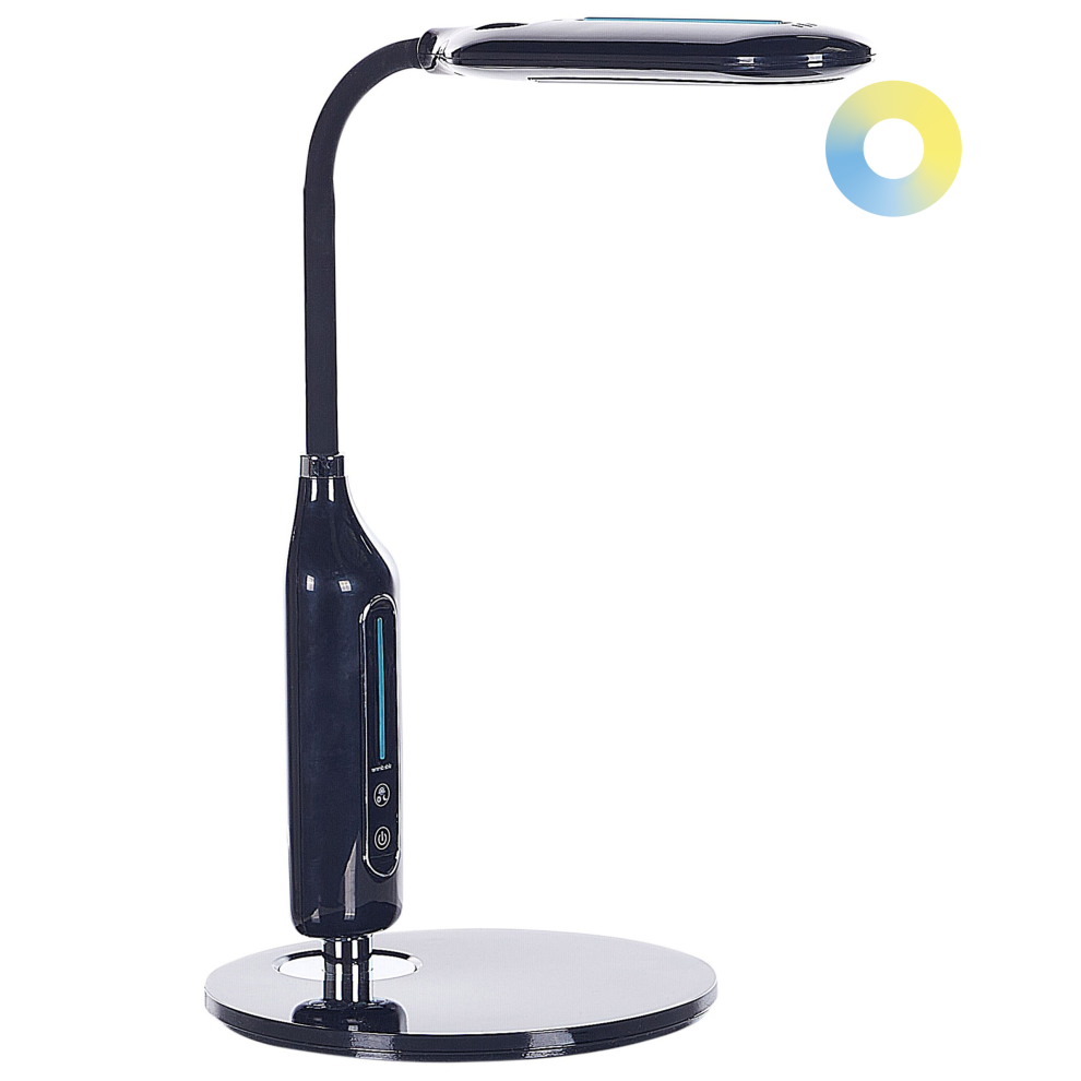 LED Desk Lamp CYGNUS with Dimmer Metal Black
