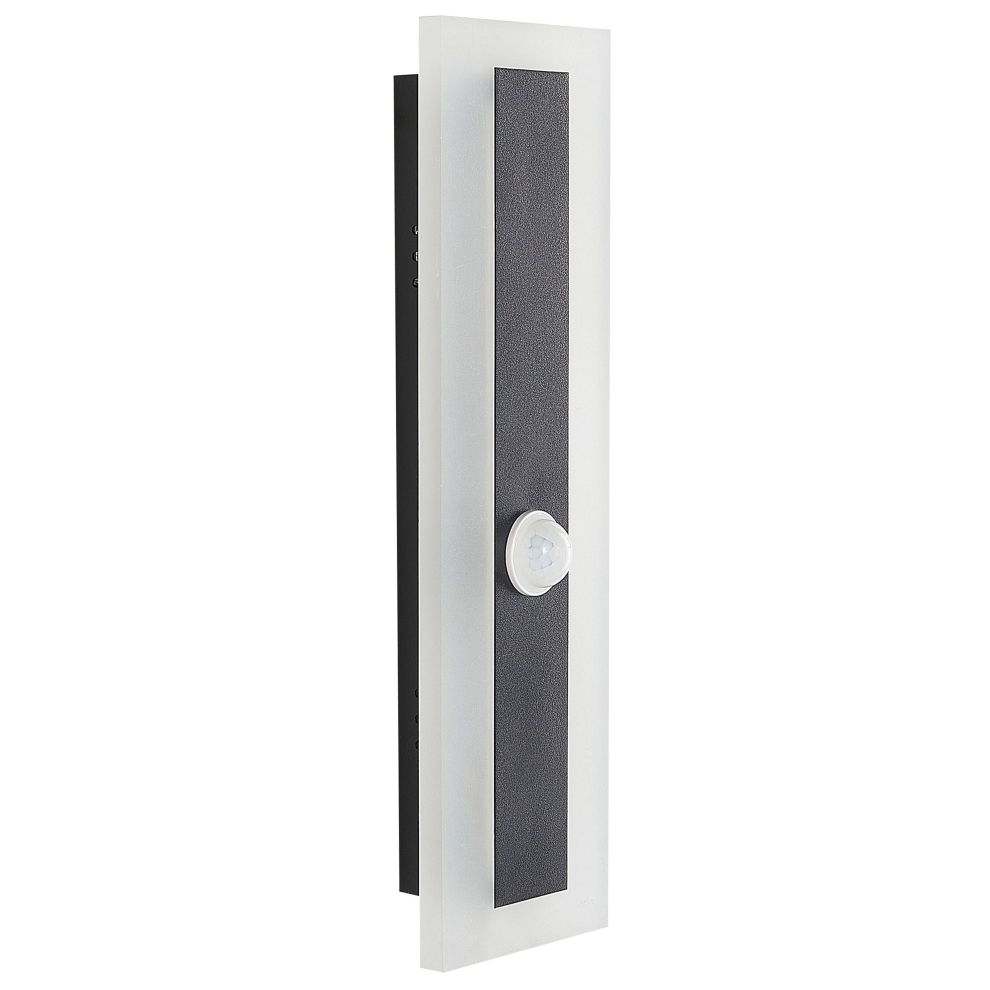 Outdoor LED Wall Light SAVANE with Motion Sensor Black