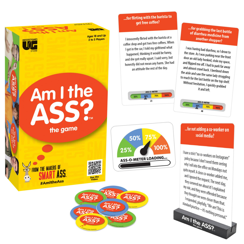 Photos - Board Game University Games Am I The A**? Adult Party Game That Call's Out A** Behavior and Sparks Conversations Great for Christmas Parties and Gifts G 