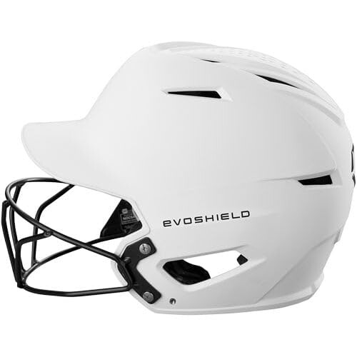 Evoshield XVT 2.0 Casco de bateo mate con FaceMask - Team White Large/X -Large 2