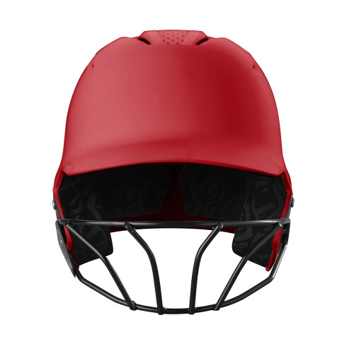 Evoshield XVT 2.0 Casco de bateo mate con FaceMask - Scarlet Medium/Large 1
