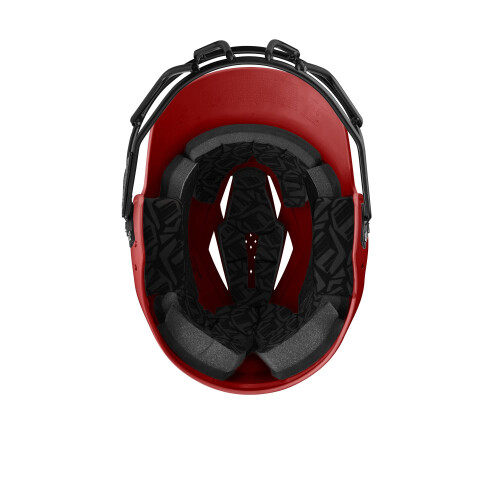 Evoshield XVT 2.0 Casco de bateo mate con FaceMask - Scarlet Medium/Large 2