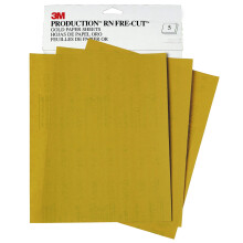 3M Gold Abrasive Sheet 216U 02536 P800 Grade 9 in x 11 in 50 sheets Automotive Abrasive Sheets