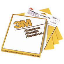 3M Gold Abrasive Sheet 02540 P360 grade 9 in x 11 in 50 sheets per pack
