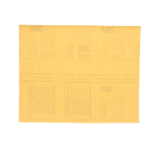 3M Gold Abrasive Sheet 02544 P220 grade 9 in x 11 in Gold 50 sheets per pack