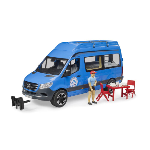 Bruder Bruder 02684 MB Sprinter Camper con driver e accessori