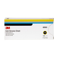 3M Gold Abrasive Sheet 216U 02553 P180 Grade 3-2/3 in x 9 in 100 sheets Automotive Abrasive Sheets