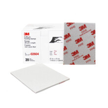3M Softback Sanding Sponge 02604 4 1/2 x 5 1/2 in Fine Grit Fast Cutting Gray 20 Pack
