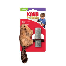 KONG Bever Herbruikbaar Catnip Speelgoed (Kleuren Variëren)