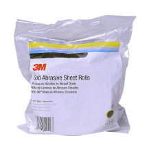 3M Stikit 236U Coated Aluminum Oxide Yellow Sanding Roll - 4 1/2 in Width x 20 yd Length - Paper Backing - A Weight - P80 Grit - Medium - 02698 [