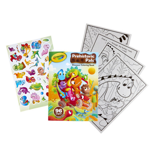 Crayola Crayola Dinosaurier-Malbuch, 96 Malseiten, Alter 3, 4, 5, 6 1