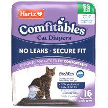 Hartz Comfitables kattenluiers maat XS 16 stuks Comfortabele en veilige pasvorm Gemakkelijk aan te trekken