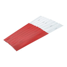 3M Diamond Grade 983-32 Red/White Reflective Conspicuity Tape - 1 1/2 in Width x 150 ft Length - 0.014 to 0.018 in Thick - 67764 [Price is per RO