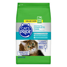 Cat's Pride Premium lichtgewicht klonterend kattenbakvulling: Complete verzorging - Tot 10 dagen krachtige geurbestrijding - Hypoallergeen - Mult