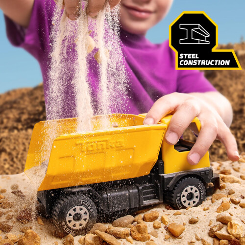 Tonka Tonka - Steel Classics Giga Series - Dump Truck & Graafmachine, 2-pack 1
