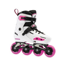 ROLLERBLADE Apex Junior Verstellbarer Fitness-Inlineskate Wei    & Pink