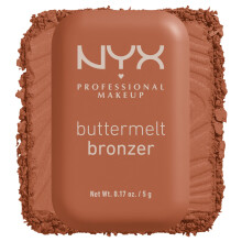 NYX PROFESSIONAL MAKEUP Matte Buttermelt Bronzer Dlugotrwaly makijaz twarzy do 12 godzin Formula weganska - Butta Ballin (srednio cieply)