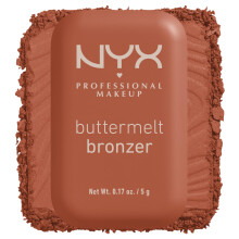 NYX PROFESSIONAL MAKEUP Matte Buttermelt Bronzer Longwear Face Makeup with Up to 12 Hours of Wear Vegan Formula - Butta D Down (Deep Rich Warm)