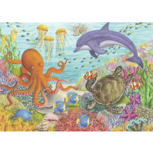 Ravensburger Ocean Friends 35-delige puzzel voor kinderen - elk stuk is uniek en past perfect in elkaar