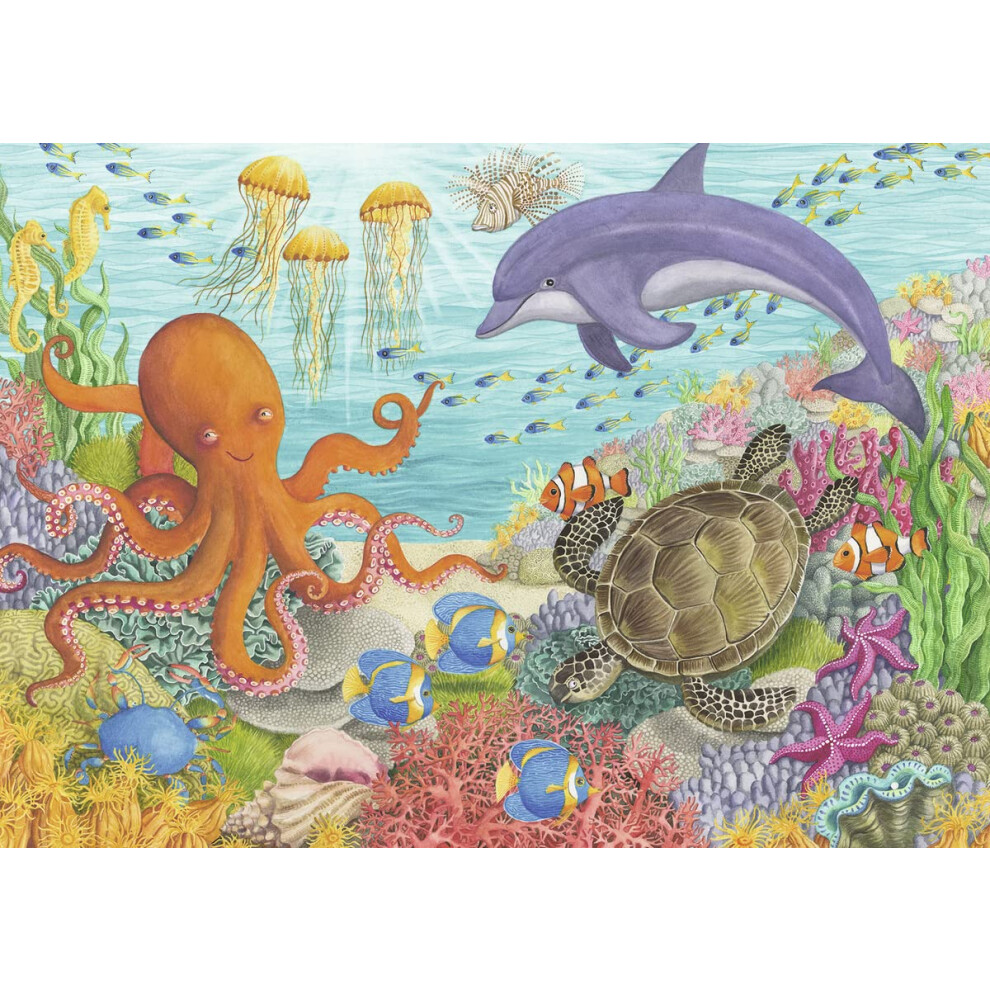 Ravensburger Ocean Friends 35 Piece Jigsaw Puzzle For Kids - Every Piece Is Unique Pieces Fit Together Perfectly