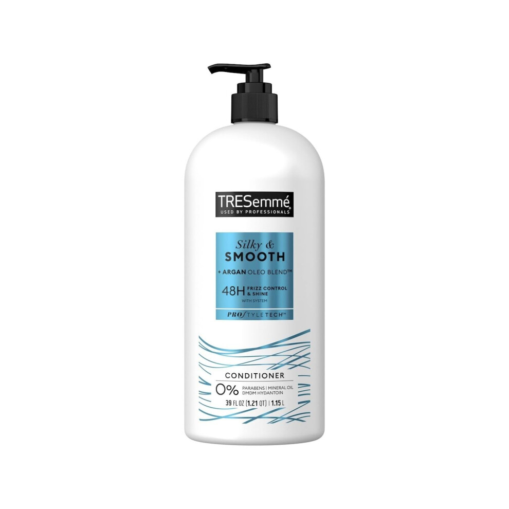 Photos - Hair Product TRESemme TRESemm? Smooth and Silky Conditioner with Pump 39 oz 10022400668519