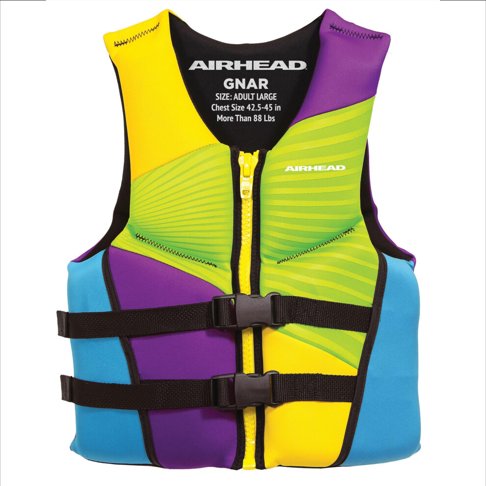Airhead Adult/Youth Gnar Kwik-Dry Neolite Life Jacket US Coast Guard Approved