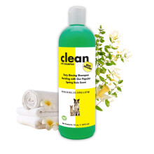 Shampoo pulito per cani e gatti con ottimo profumo duraturo 16 once. | Senza crudelt | Senza parabeni | Biodegradabile e non tossico | Realizzato ne
