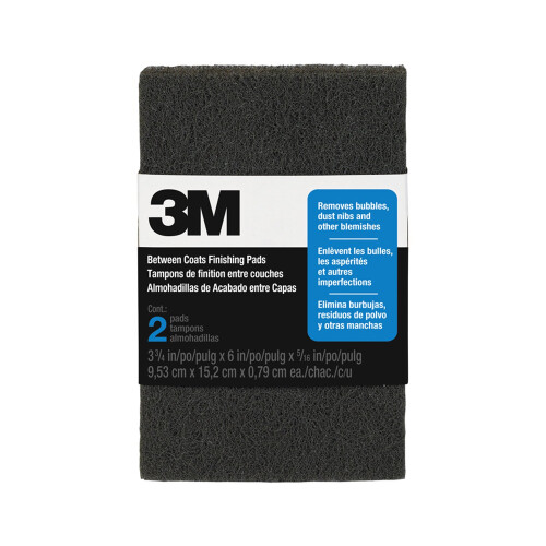 3M 3M 10144NA 3-3/4 por 6 por 5/16 polegadas entre camadas de almofadas de acabamento