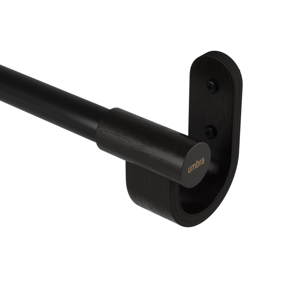 Umbra Bellwood 107-305cm Extendable Curtain Pole - Black
