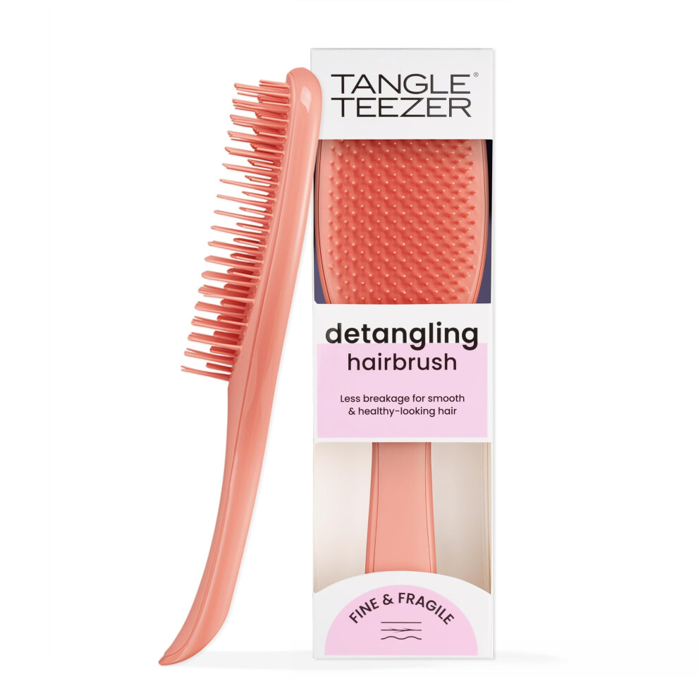 Tangle Teezer Fine & Fragile Ultimate Detangler Brush Dry & Wet Hair Brush To Detangle & Reduce Breakage Amazon Exclusive Sweet Cinnamon