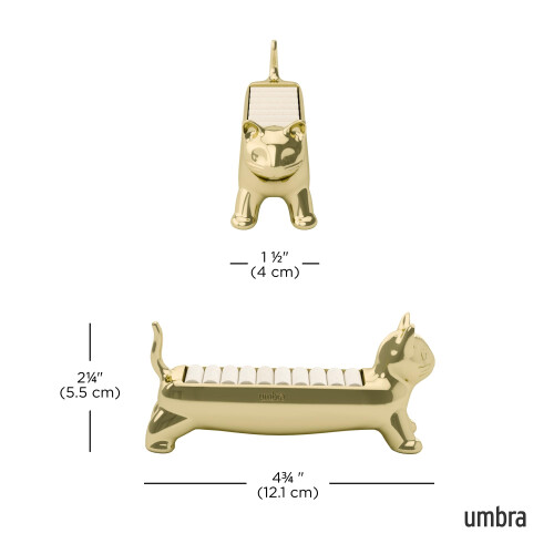 Umbra Umbra Cat Ringholder - Gave til katteelskere - Smykkeopbevaring Messing 2